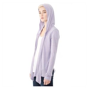 Alternative Apparel Purple Warm Up Eco-jersey Wrap